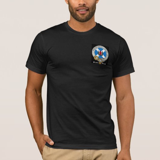 "降伏無し!" スコットアイルランドのアメリカのTシャツ Tシャツ (正面)