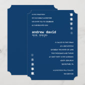 降星のSTARSバー・バット・ミツバの招待状 招待 招待状 (正面/裏面)