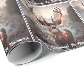 降灯とクリスマスライト ラッピングペーパー (ロールコーナー)