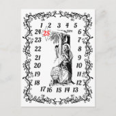 降臨暦クリスマスカウントダウン宗教 ポストカード (正面)