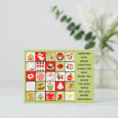 降臨暦クリスマス シーズンポストカード (スタンド正面)