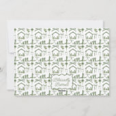 降臨祭のクリスマス・グリーティング、ホリデー・ファミリー写真 シーズンカード (裏面)