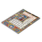 降臨聖降誕祭典中世写本 ノートブック (左側)