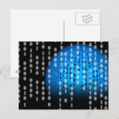 降雨バイナリ ポストカード (正面/裏面)