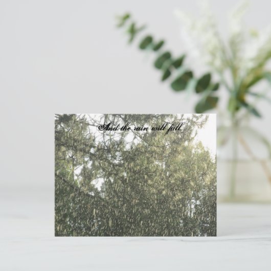 降雨量 ポストカード (スタンド正面)