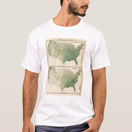 降雨量 Tシャツ (正面)