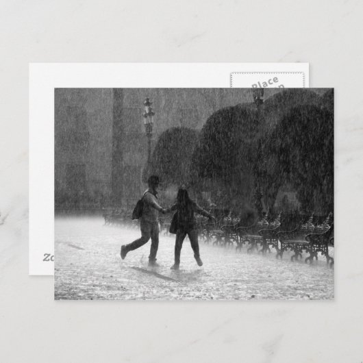 降雨 ポストカード (正面/裏面)