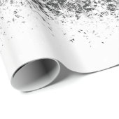 降雪と雪の縁どクリスマスID728 ラッピングペーパー (ロールコーナー)