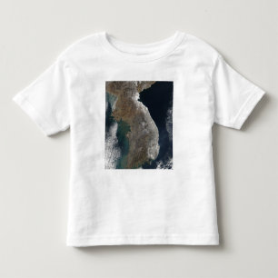 降雪の衛星概観 トドラーTシャツ