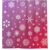 降雪シャワーカーテン シャワーカーテン (正面)