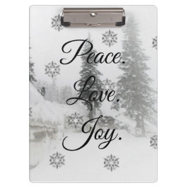 降雪スノーフレークスクリスマス白黒スケッチ クリップボード