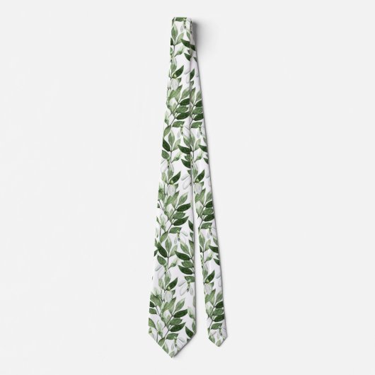 降雪パターン ネクタイ (正面)