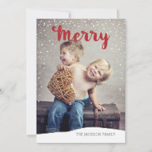 降雪メリーコレクションレッドフォトクリスマス