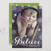 降雪信じ量 |ホリデーカード シーズンカード (正面/裏面)