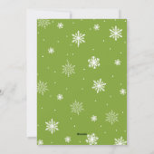 降雪信じ量 |ホリデーカード シーズンカード (裏面)