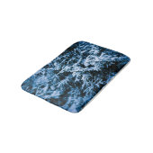 降雪冬クリスマスツリー バスマット (アングル)