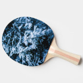 降雪冬クリスマスツリー 卓球ラケット (横)