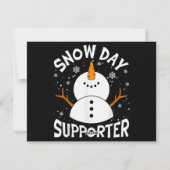 降雪日応援隊 スノーフレーク 面白い先生 クリスマス (裏面)