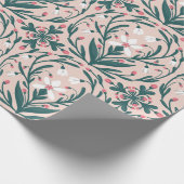 降雪花柄 ラッピングペーパー (角)