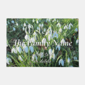 降雪量のフル開花- ドアマット (正面)