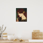 降雪量, 1873 (キャンバス上の油) ポスター (キッチン)