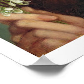 降雪量, 1873 (キャンバス上の油) ポスター (角)