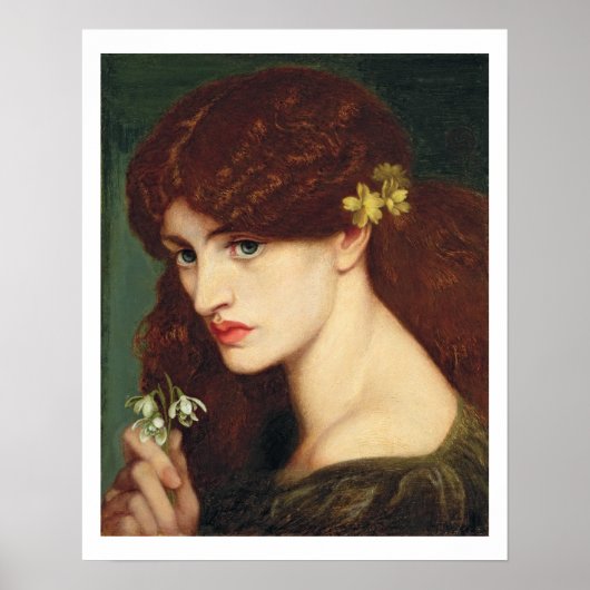 降雪量, 1873 (キャンバス上の油) ポスター (正面)