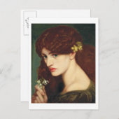 降雪量, 1873 (キャンバス上の油) ポストカード (正面/裏面)