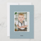 降雪2枚お洒落写真 シーズンカード (裏面)