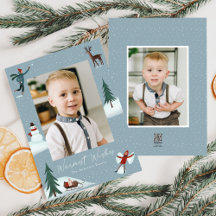 降雪2枚お洒落写真