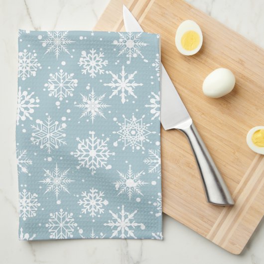 降雪 キッチンタオル (四つ折り)