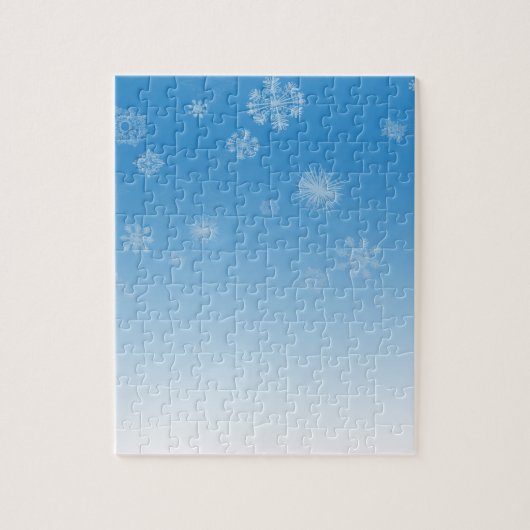 降雪 ジグソーパズル (縦)