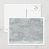 降雪 ポストカード (正面/裏面)