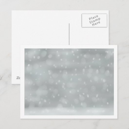 降雪 ポストカード (正面/裏面)