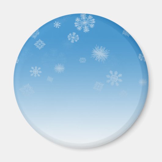 降雪 マグネット (正面)