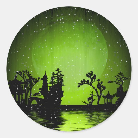 降雪 ラウンドシール (正面)