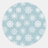降雪 ラウンドシール (正面)
