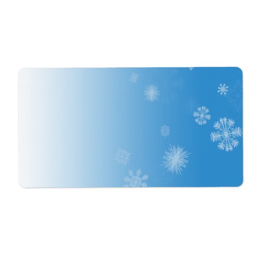 降雪 ラベル (正面)