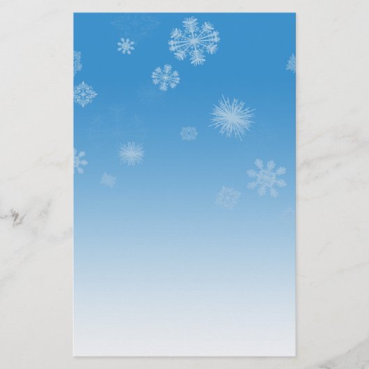 降雪 便箋 (正面)
