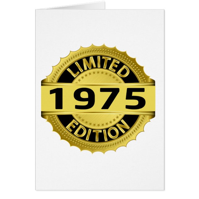 限られた1975年の版 (正面)