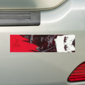 限られたPoeの縦のステッカー- バンパーステッカー (車上)