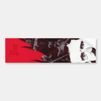 限られたPoeの縦のステッカー- バンパーステッカー