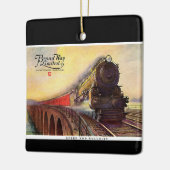 限られるペンシルバニアの鉄道ブロードウェイ セラミックオーナメント (左)