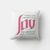 限りない愛 クッション (正面)