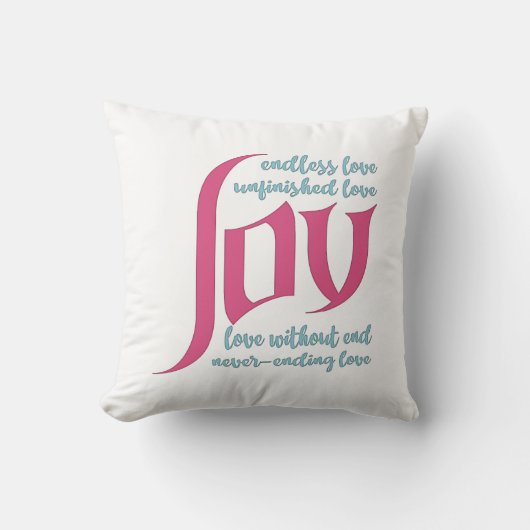 限りない愛 クッション (正面)