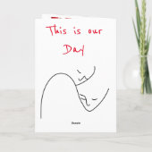 限りない愛 - ロマンチックなオーダーメイド カード (裏面)