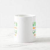 限りない祝福を受け、言葉にできない感謝の気持ち コーヒーマグカップ (中央)