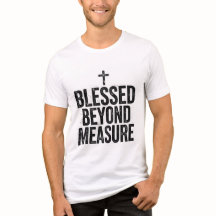 限りなく祝福されたクリスチャンTシャツ信仰