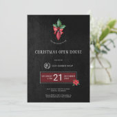 限定バーバーショップのクリスマスオープンハウスパーティー 招待状 (スタンド正面)