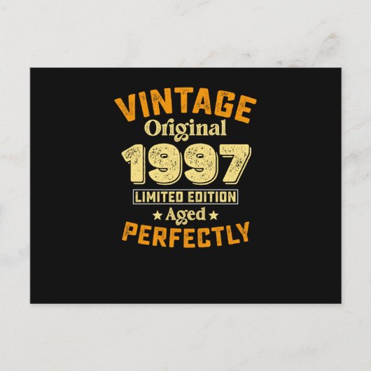 限定ヴィンテージオリジナル 1997 エイジドエディション パーフェクト ポストカード (正面)